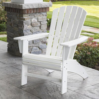 Thumbnail for Polywood Nautical Curveback Adirondack Chair