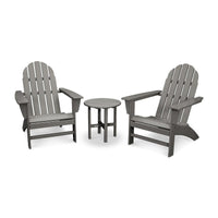 Thumbnail for POLYWOOD Vineyard 3 Piece Adirondack Set