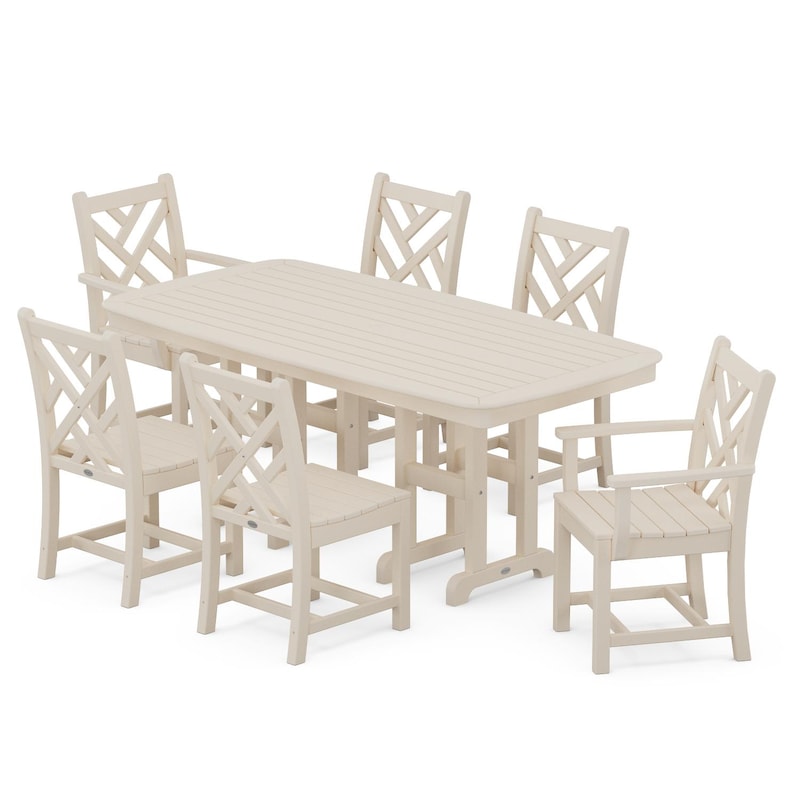 POLYWOOD Chippendale 7 Piece Dining Set