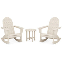 Thumbnail for POLYWOOD Vineyard 3 Piece Adirondack Rocking Chair Set