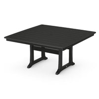 Thumbnail for Polywood Nautical Trestle 59 Inch Dining Table