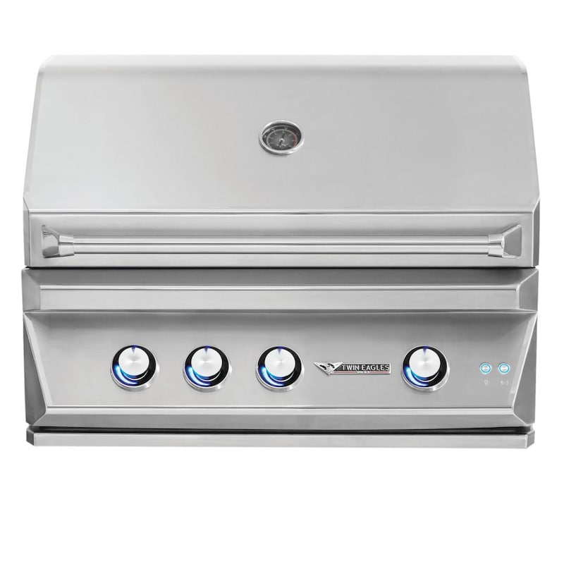 Twin Eagles 3-Burner Built-In Gas Grill with Sear Zone & Infrared Rotisserie Burner