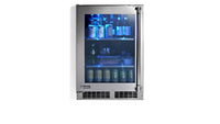 Thumbnail for Lynx Professional 24-Inch Outdoor Refrigerator With Glass Door LN24REFG