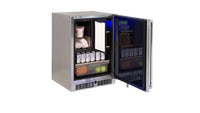 Thumbnail for Lynx Professional 24-Inch Outdoor Refrigerator Freezer Combo LN24REFC