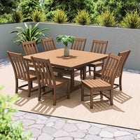 Thumbnail for Polywood Vineyard 9 Piece Dining Set