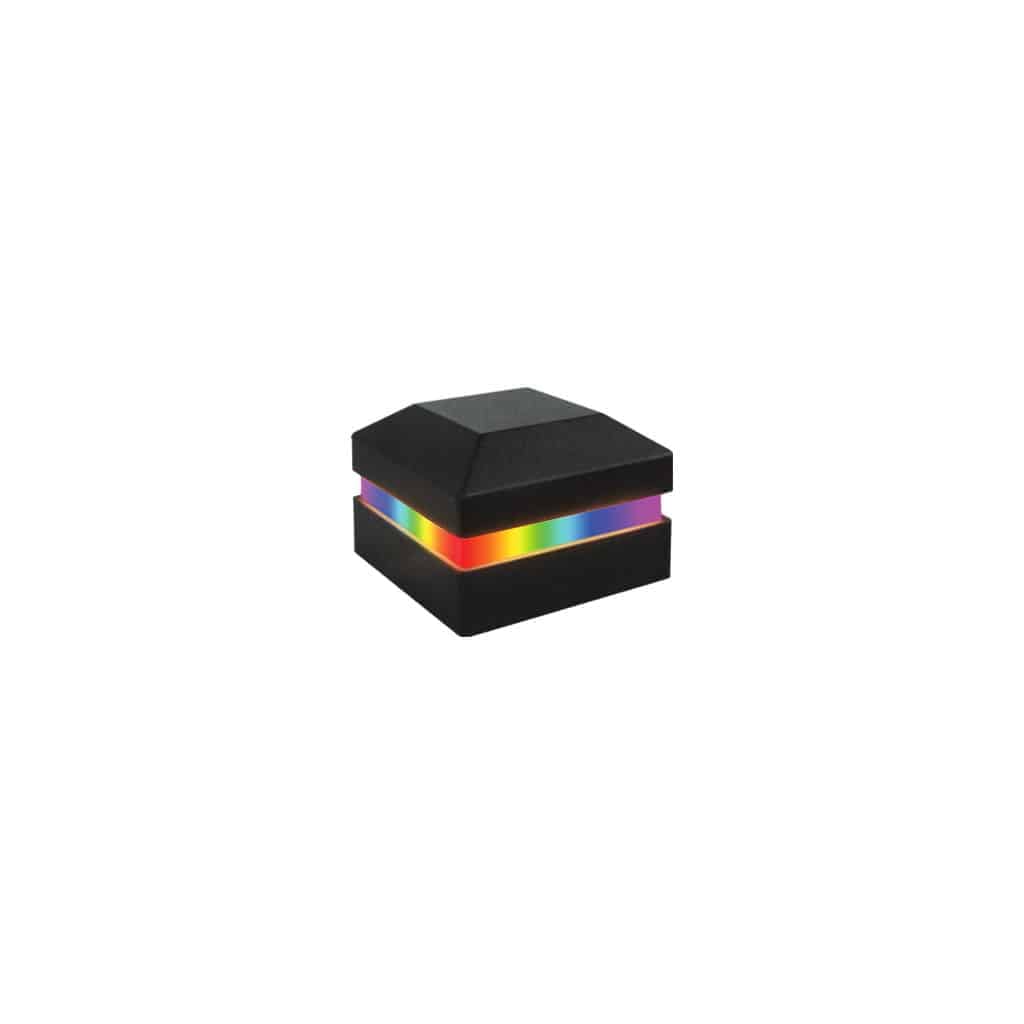 Tru-Scapes® 2"Color Changing Aluminum Post Cap Light
