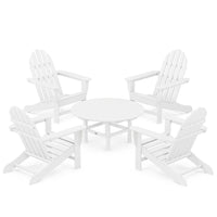 Thumbnail for POLYWOOD Classic Adirondack 5 Piece Conversation Set