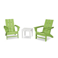 Thumbnail for Polywood Modern 3 Piece Adirondack Set