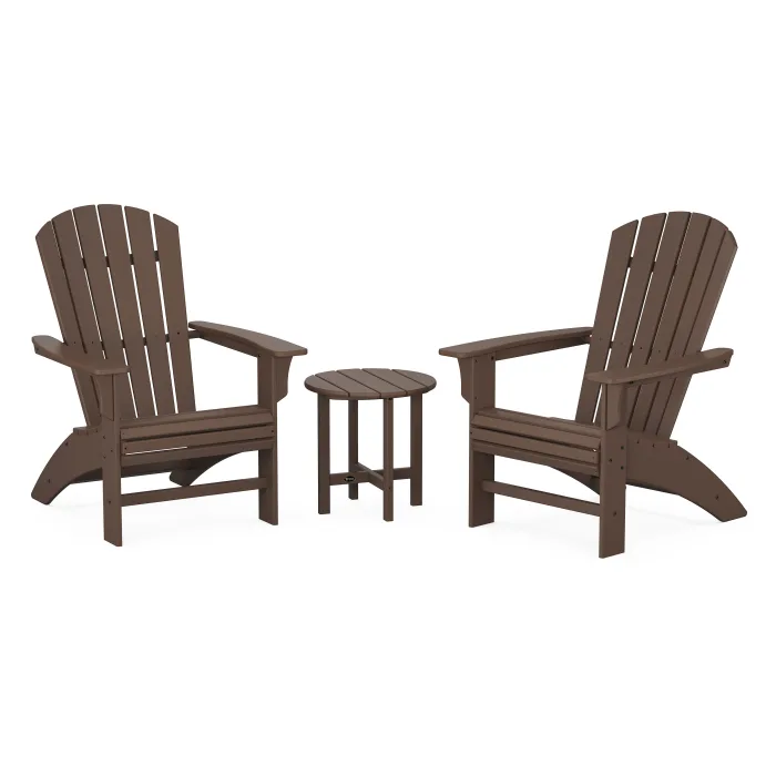Trex Yacht Club 3-Piece Curveback Adirondack Set