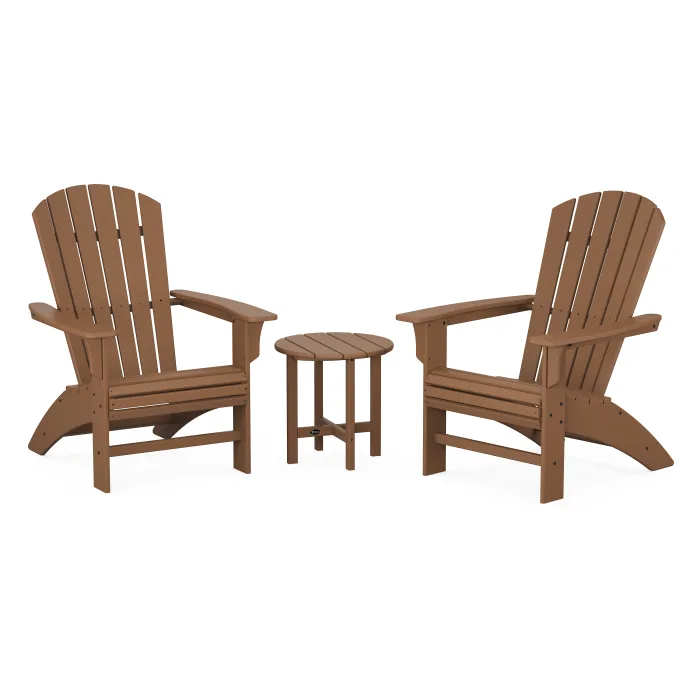 Trex Yacht Club 3-Piece Curveback Adirondack Set