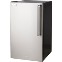 Thumbnail for Fire Magic 20-Inch 4.0 Cu. Ft. Premium Compact Refrigerator - Stainless Steel Door / Black Cabinet