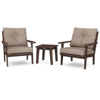Thumbnail for POLYWOOD Lakeside 3 Piece Deep Seating Chair Set
