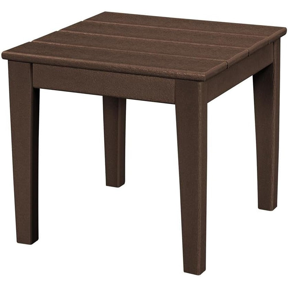 POLYWOOD Newport 22-Inch End Table - Mahogany