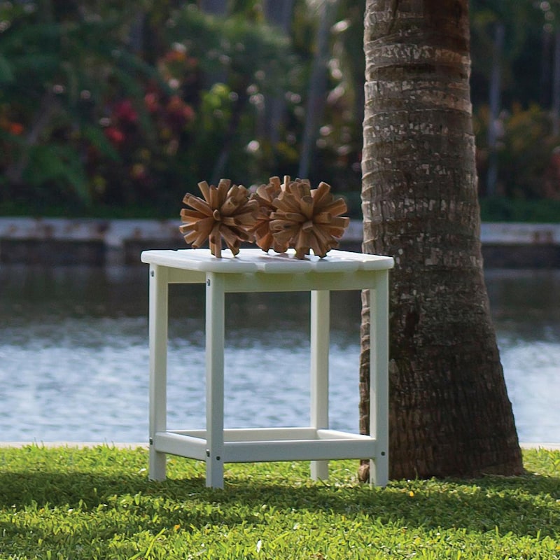 Polywood South Beach 18 Inch Side Table