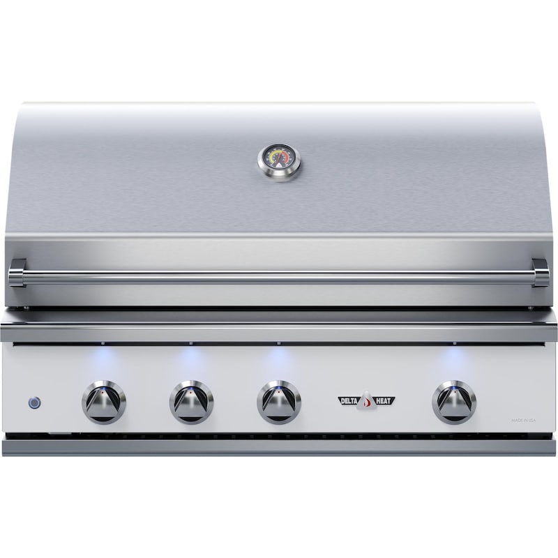 Delta Heat 38-Inch 3-Burner Built-In Gas Grill w/ Rotisserie & Sear Zone