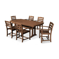 Thumbnail for POLYWOOD La Casa Cafe 7 Piece Arm Chair Dining Set