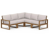 Thumbnail for POLYWOOD Edge 5 Piece Modular Deep Seating Set