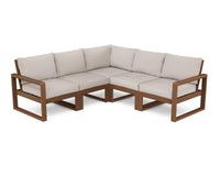 Thumbnail for POLYWOOD Edge 5 Piece Modular Deep Seating Set