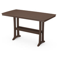Thumbnail for Polywood Nautical Trestle 38 X 73 Inch Bar Table