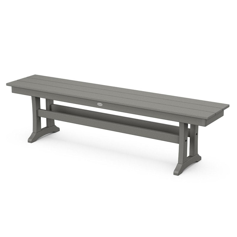 Polywood Farmhouse Trestle 65 Inch Bench