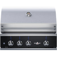 Thumbnail for Delta Heat 32-Inch 3-Burner Built-In Gas Grill w/ Rotisserie & Sear Zone