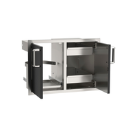 Thumbnail for Fire Magic Echelon Black 30-Inch Double Doors With Drawers