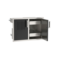 Thumbnail for Fire Magic Echelon Black 30-Inch Double Doors With Drawers