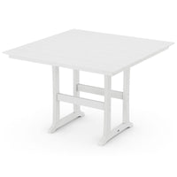 Thumbnail for POLYWOOD 59 Inch Farmhouse Trestle Bar Table
