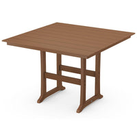 Thumbnail for POLYWOOD 59 Inch Farmhouse Trestle Bar Table