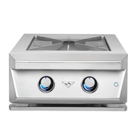 Thumbnail for Twin Eagles Built-In Gas Power Burner with Reversible Heavy Duty Grate & Stainless Steel Lid