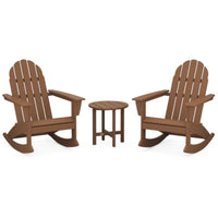 Thumbnail for POLYWOOD Vineyard 3 Piece Adirondack Rocking Chair Set