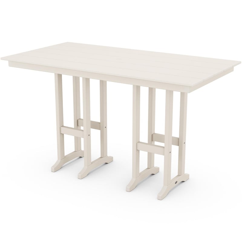 Polywood Lakeside 37 X 72 Inch Farmhouse Bar Table