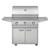 Thumbnail for Delta Heat 32-Inch 3-Burner Gas Grill On Cart