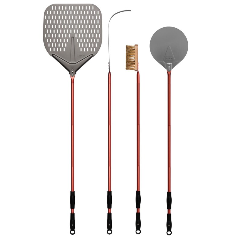 Alfa 48-Inch 4-Piece Pizza Peel Set
