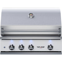 Thumbnail for Delta Heat 32-Inch 3-Burner Built-In Gas Grill w/ Rotisserie & Sear Zone