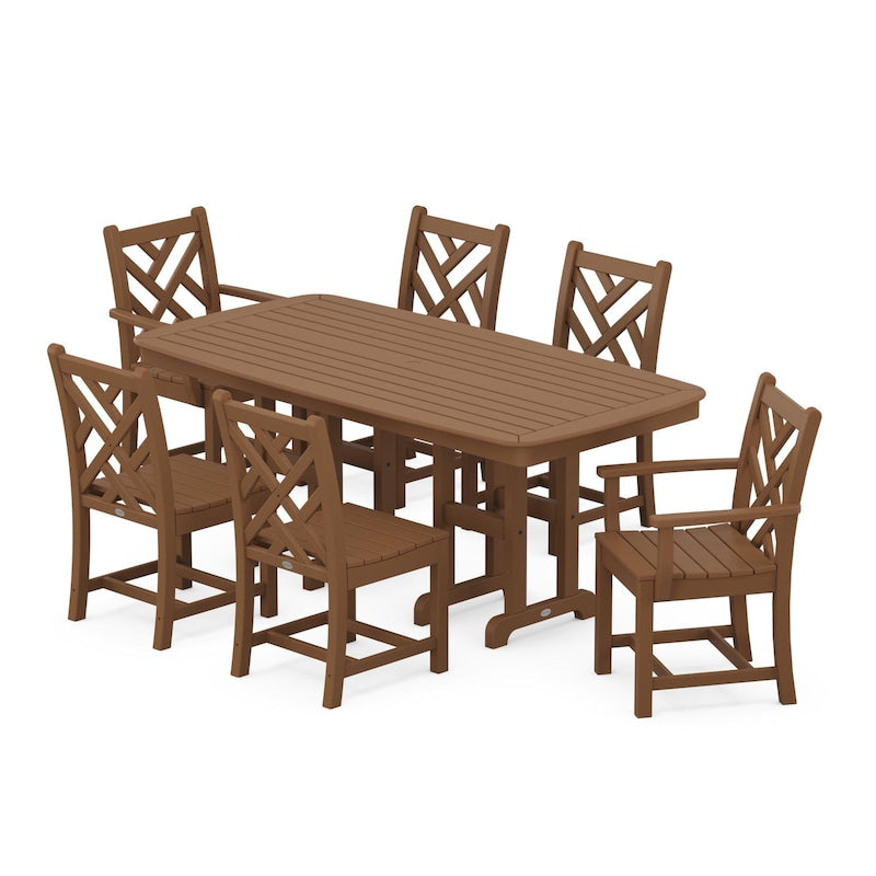 POLYWOOD Chippendale 7 Piece Dining Set