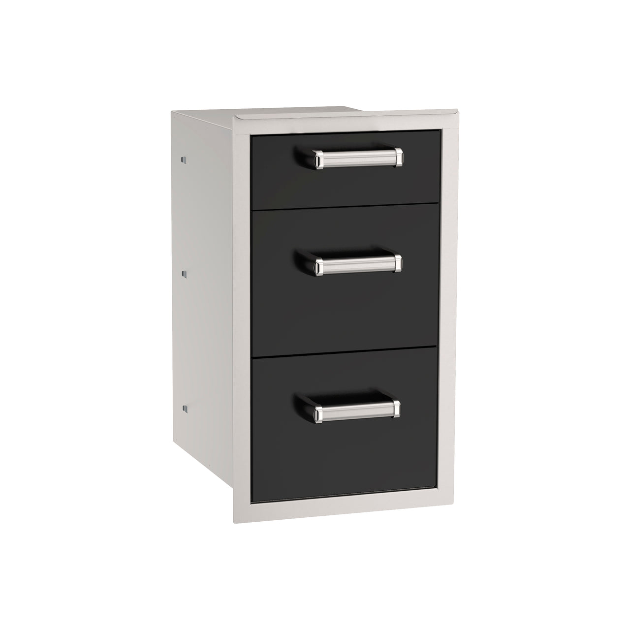 Fire Magic Echelon Black 14-Inch Access Drawers With Soft Close