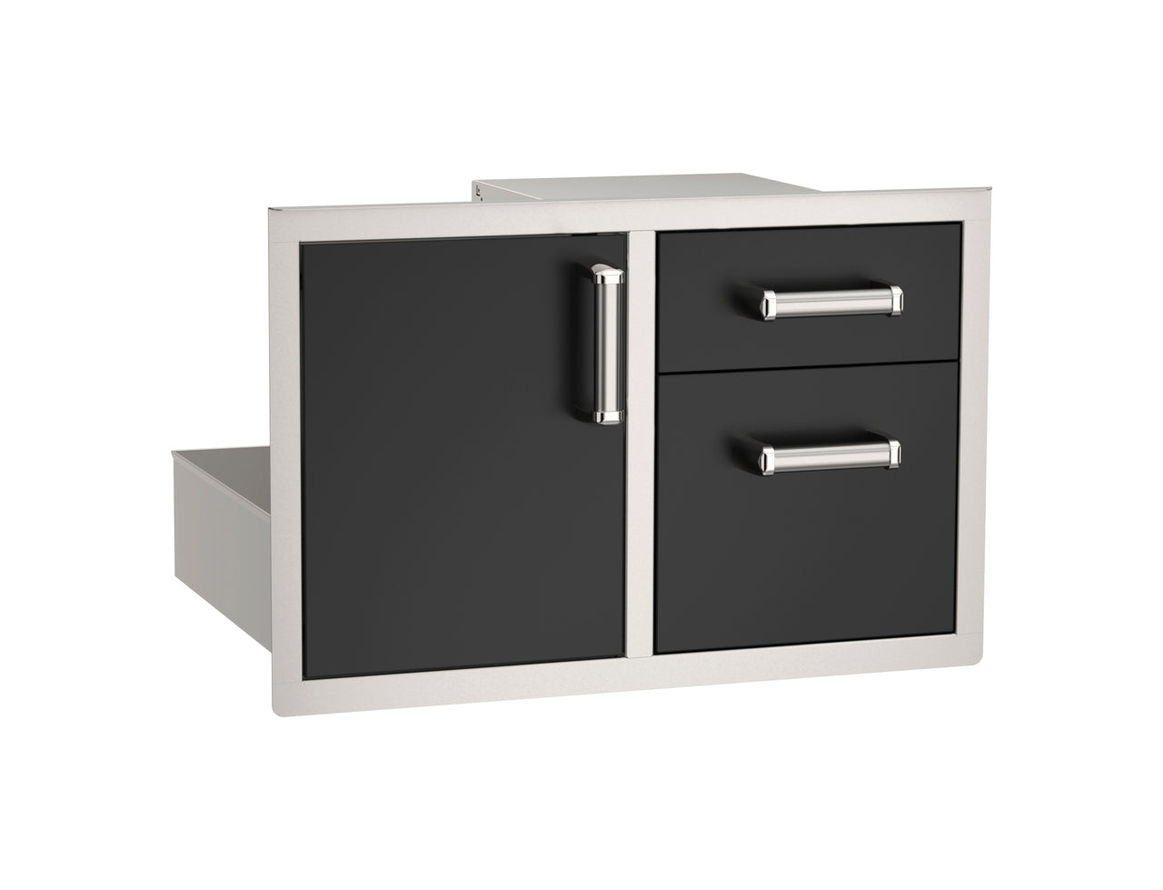 Fire Magic Echelon Black Access Door & Double Drawer Combo