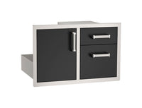 Thumbnail for Fire Magic Echelon Black Access Door & Double Drawer Combo