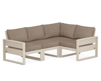 Thumbnail for Trex Eastport 4- Piece Sectional - Sand Castle