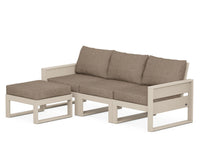 Thumbnail for Trex Eastport 4- Piece Sectional with Ottoman - Sand Castle