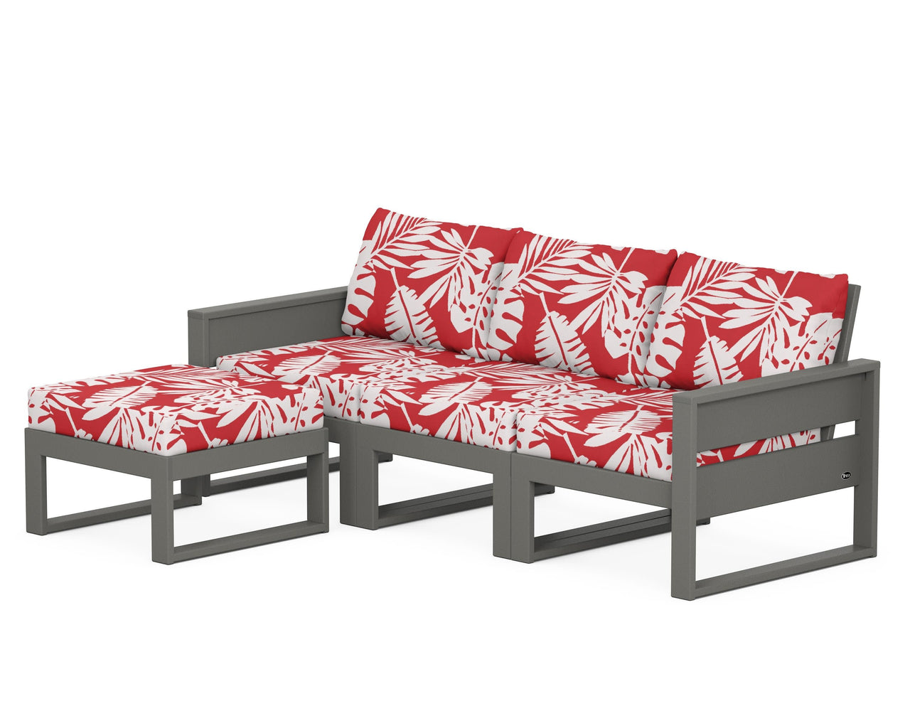 Trex Eastport 4- Piece Sectional with Ottoman
