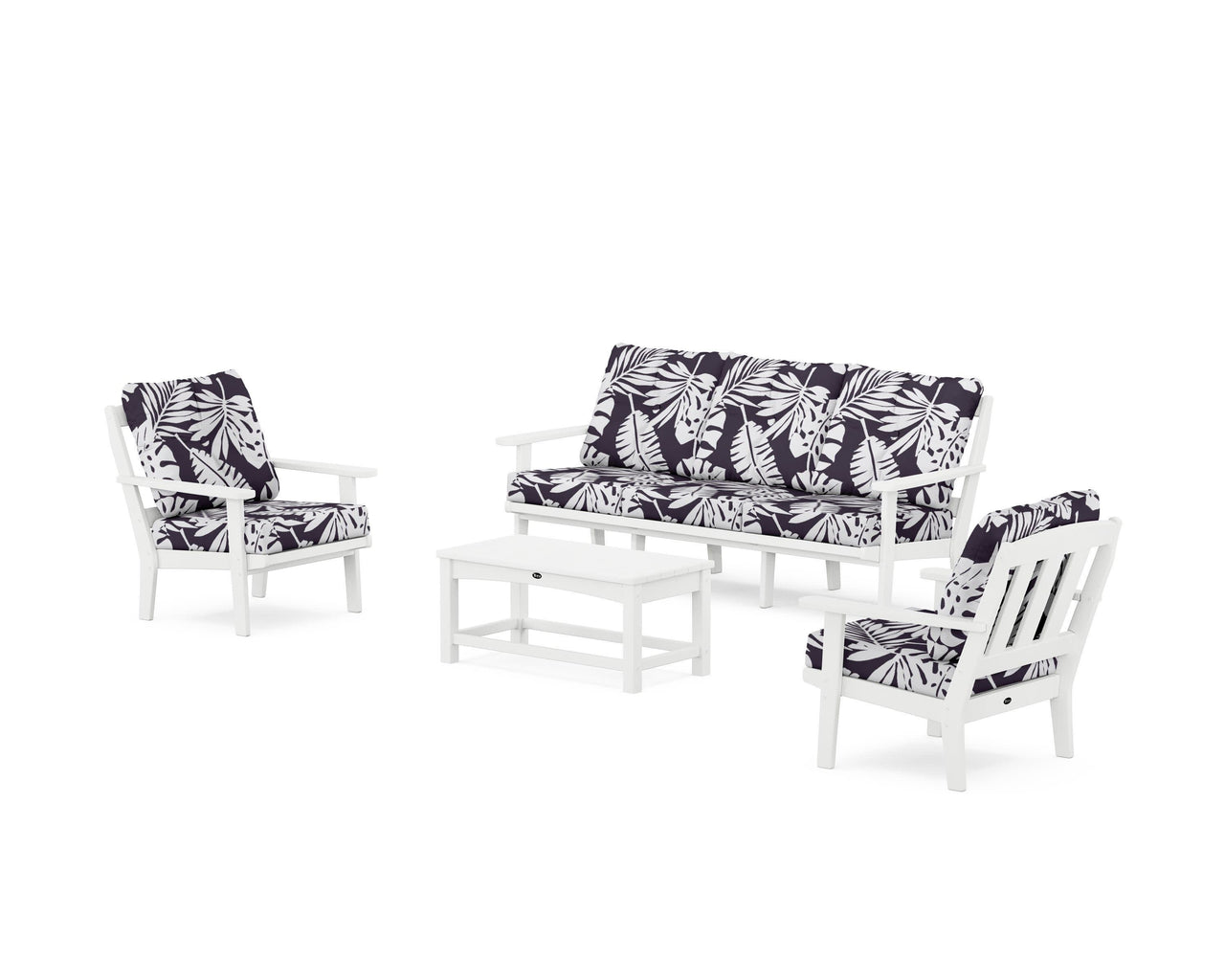 Trex Cape Cod 4-Piece Deep Seating Set with Sofa
