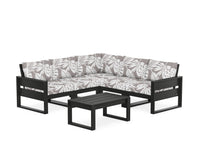 Thumbnail for Trex Eastport 6-Piece Deep Seating Sectional + Coffee Table Set