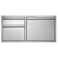 Thumbnail for Twin Eagles Stainless Steel Access Door & Double Drawer Combo