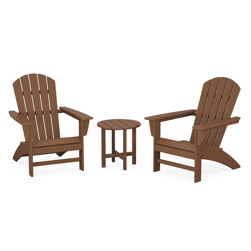 POLYWOOD Nautical 3 Piece Adirondack Set