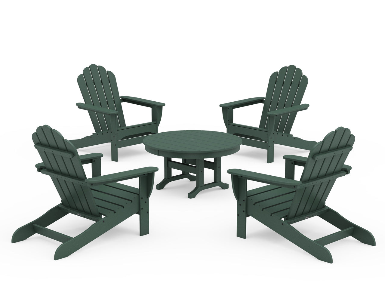 Trex 5-Piece Monterey Bay Oversized Adirondack Chair Conversation Group