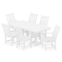Thumbnail for POLYWOOD  Vineyard 7 Piece Farmhouse Dining Set