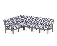 Thumbnail for Trex Yacht Club Modular 6-Piece Deep Seating Set