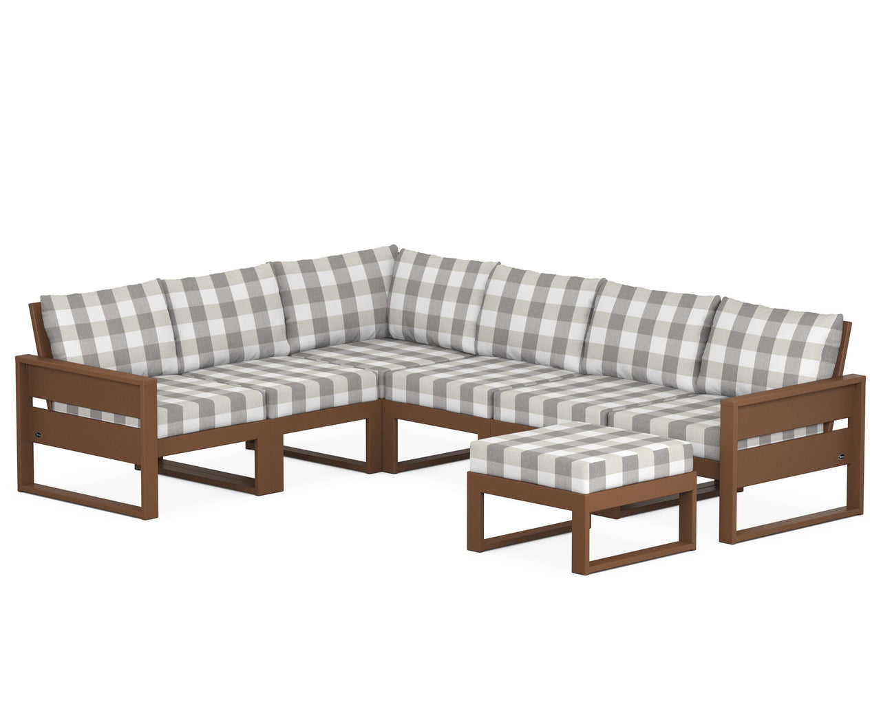 Trex Eastport 6-Piece Sectional with Ottoman